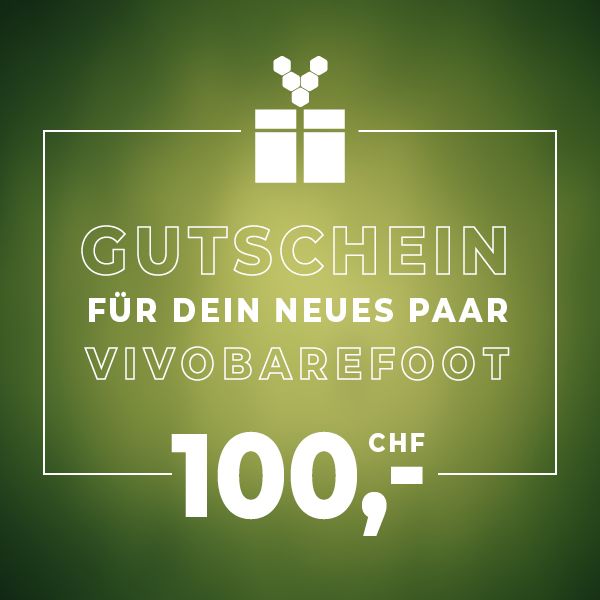 Vivobarefoot Geschenkgutschein CHF 100.00